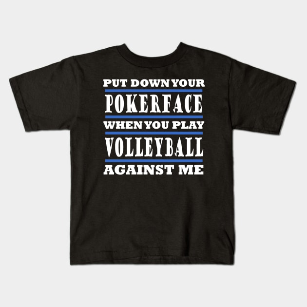 Volleyball Sports Excavators British Sprch Idea Kids T-Shirt by FindYourFavouriteDesign